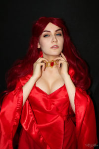 Косплей Мелисандра ( Cosplay The Red Woman) game of thrones
