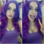 Образ фиолетовая девушка (Purple girl)